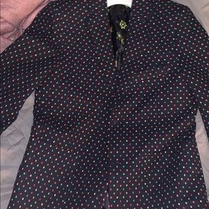 Multi Colored/Navy James Morgan Boys Suit Jacket.